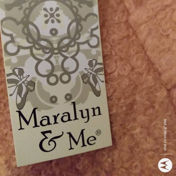 NWT Maralyn & Me Pink Faux Wool High Collar Coat Size Jr. XL - Picture 7 of 10